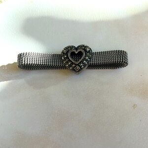 Sterling Adjustable Flexible Mesh Bracelet